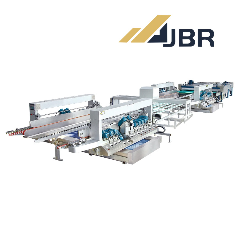Intelligent Glass Double Edging Machine 20 Motors Window Double Edger