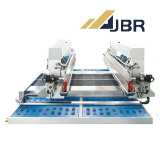 Glass Straight-Line Double Edger Production Line with L Shape Automatic Transfer Table